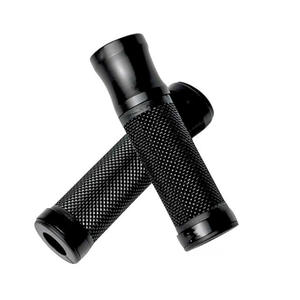 OEM custom design black anodized aluminum hand grips for motorcycle spare parts